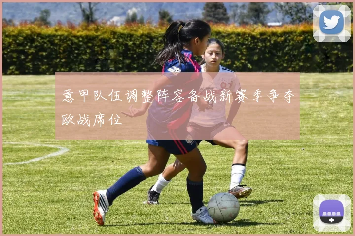 意甲队伍调整阵容备战新赛季争夺欧战席位