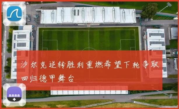 沙尔克逆转胜利重燃希望下轮争取回归德甲舞台